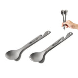 Titanium Fork and Spoon