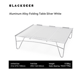 Aluminum Alloy Folding Table silver White