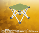 aluminum alloy square folding stool