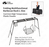 Foldable MultifunctionBarbecue Rack