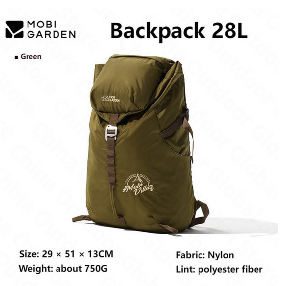 Ying Chi Backpack 28L **Green-لون اخضر**