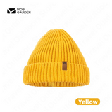 Warm Knitted Hat **Yellow-اللون الأصفر**