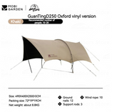 Guanting D250-CityCamping thick black glue arch tunnel canopy