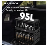 BLACKDOG -  Double Folding Storage Box 95L