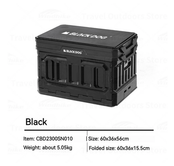 BLACKDOG Double Folding Storage Box 95L