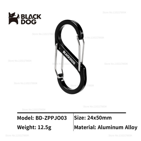 BLACKDOG aluminum alloy double head hook