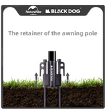 BLACKDOG canopy pole retainer
