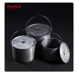 Alocs - 15L/10.5L/6.5L Camping Pot