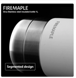 firemaple - Orca Stainless steel insulated bottle 1L **Only Flask - فقط المطارة**