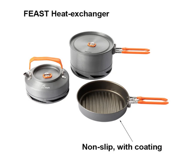 Firemaple - FEAST Heat-exchanger Aluminum Cookware **Non-Stick**