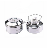 Firemaple - stainless steel kettle & pot set **Combination of Kettle(1L) + Pot(1L)**