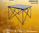 Blackdeer - Aluminum alloy egg roll table Yaoye black M