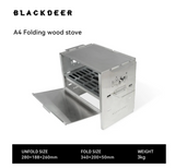 Blackdeer - A4 Folding Wood Stove