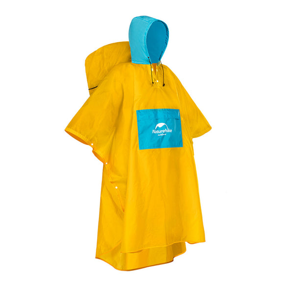 C036 Color Matching Fashion Raincoat 