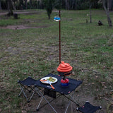Ultralight Aluminum Camping Light Pole ( RED )
