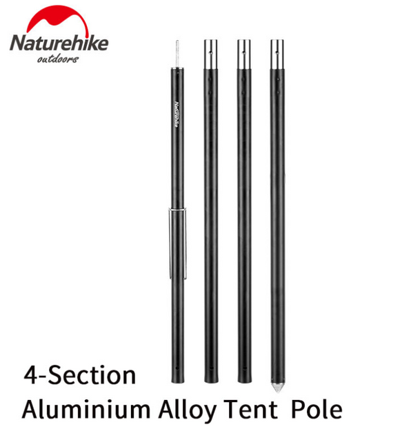 4-Section Aluminium Alloy Tent Pole