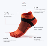 running toe sock - SHORT