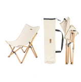 Q-9E outdoor wooden folding chair - **Color : RED**
