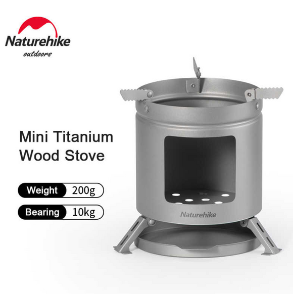 Mini titanium wood stove