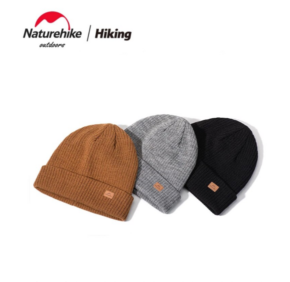 wool flanging knit hat
