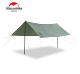 cotton square canopy **With 2 poles**