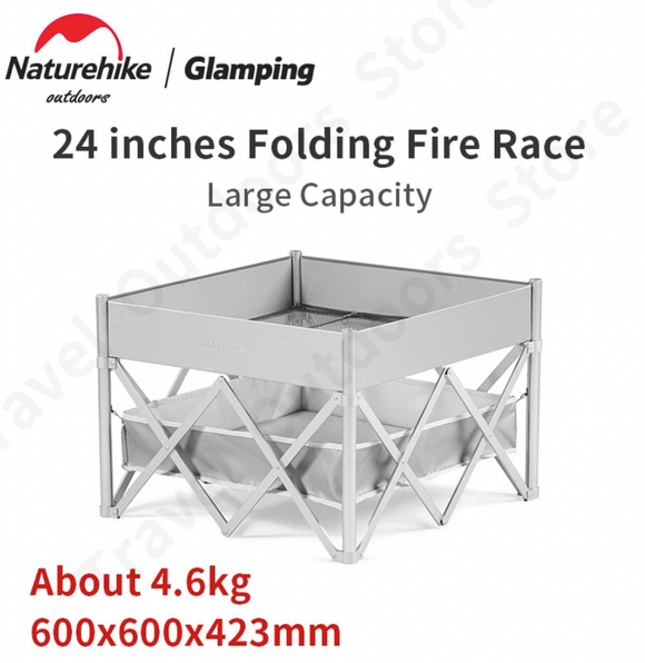 24inch folding fire rack
