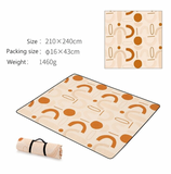 Printed picnic mat