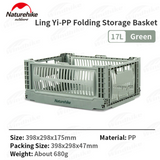 PP folding storage basket
