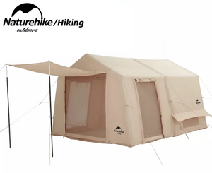 قطعة قماش قطنية خمر قابلة للنفخ سميكة 3-4 شخص معسكر خيمة 12x