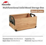 multifunctional solid wood storage box