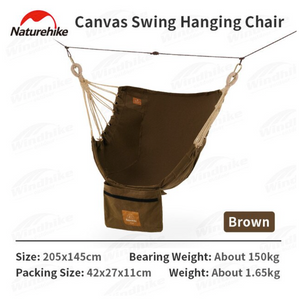 DC-G04-Plain-Camping Canvas Swing Chair