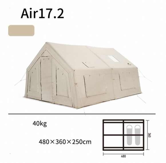 تمديد الهواء 17.2 × خيمة قابلة للنفخ (نسخة المخيم)