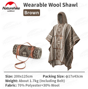 Wearable Wool Shawl