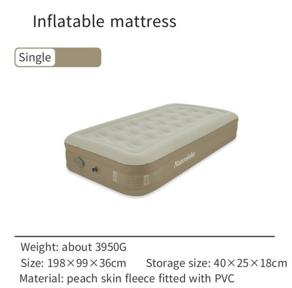 C20 inflatable mattress **built-in pump**