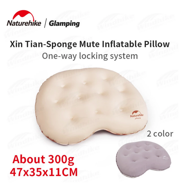 Sponge Silent Inflatable Pillow