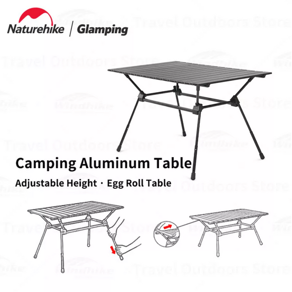 FT12 Adjustable height aluminum alloy table