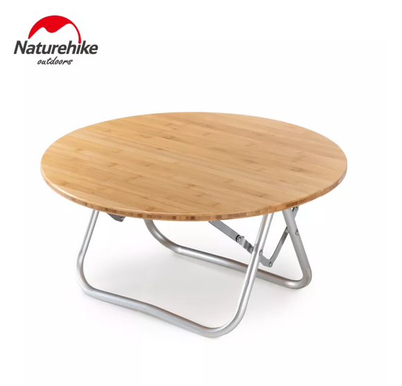 foldable bamboo round table