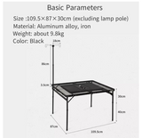 steel mesh folding table