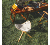 Outdoor folding triangle stool