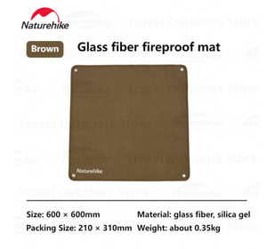Glass fiber fireproof mat