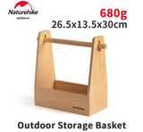 Outdoor storage basket