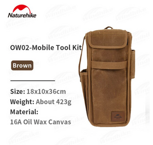 OW02-camping tool bag (oil wax series)