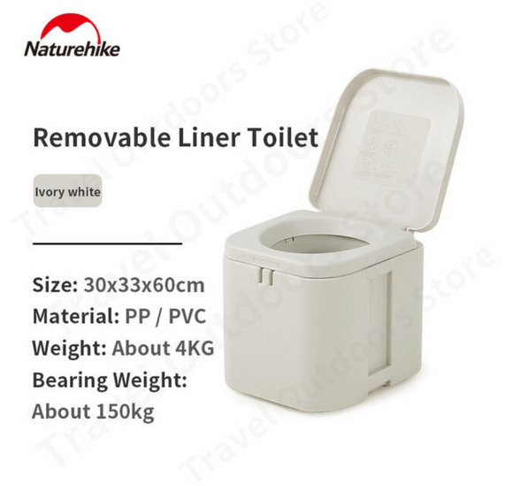 Detachable liner toilet