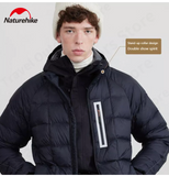 stand collar quilted down jacket