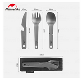 Titanium knife , Fork and spoon set