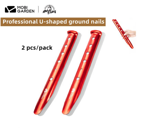 U-shaped ground nails **2Pcs - ٢ حبة**