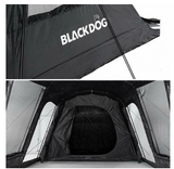 BLACKDOG tunnel tent / black(with stack nozzle)