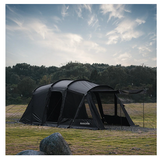 BLACKDOG tunnel tent / black(with stack nozzle)