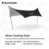 BLACKDOG Hexagon tarp silver coated 550*292