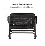 BLACKDOG wide seat folding chair